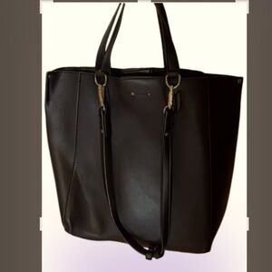 Bcbg generation black Vegan Leather shoulder bag
